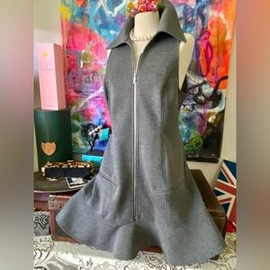 Flirty FUN Anthropologie Maeve Gray Sporty DRESS Closet Must Have 💖💖💖🤩